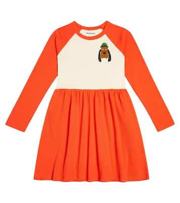Bloodhound cotton jersey dress | Mini Rodini