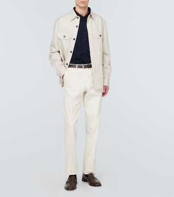 Perry leather penny loafers | Manolo Blahnik
