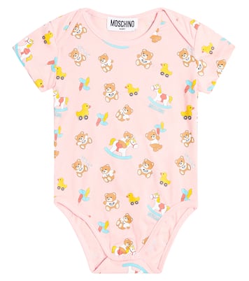 Baby set of 3 cotton jersey bodysuits | Moschino Kids