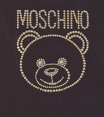 Logo cotton-blend T-shirt | Moschino Kids