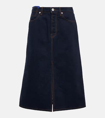 High-Rise-Jeansrock | Burberry