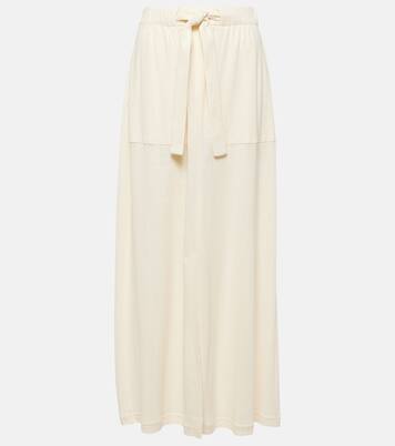 Jupe longue Leisure Mia en lin mélangé | Max Mara