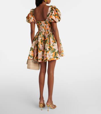 Robe Caramelo Lirio en coton à fleurs | Agua by Agua Bendita