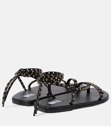 Verzierte Sandalen Marsa aus Leder | Alaïa