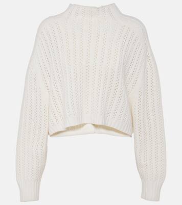 Pull raccourci en laine et cachemire | Max Mara