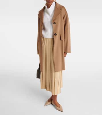 Pull raccourci en laine et cachemire | Max Mara