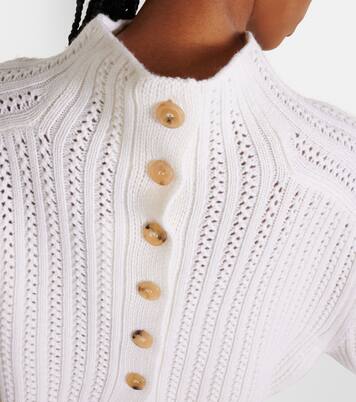 Pull raccourci en laine et cachemire | Max Mara