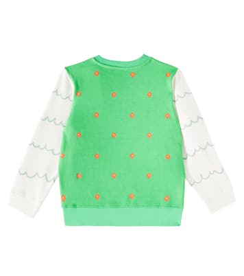 Printed cotton jersey sweatshirt | Stella McCartney Kids