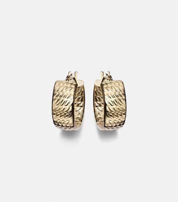 Le Groove 14kt gold hoop earrings | Stone and Strand