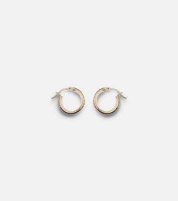 Le Groove 14kt gold hoop earrings | Stone and Strand