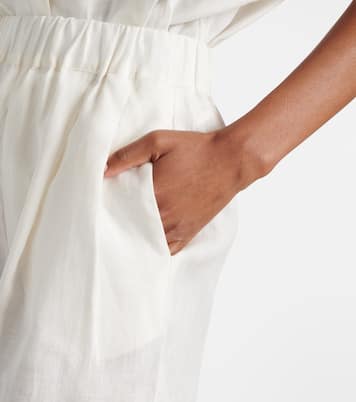 Zurich linen shorts | Asceno