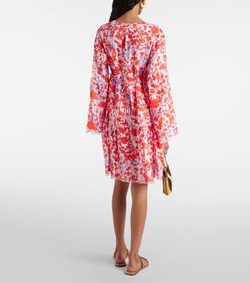 Bedruckter Kaftan Deia aus Leinen | Heidi Klein