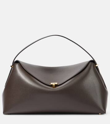 T-Lock leather tote bag | Toteme