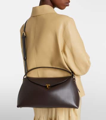 T-Lock leather tote bag | Toteme