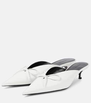 Mules Knife Bow aus Leder | Balenciaga