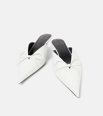 Mules Knife Bow aus Leder | Balenciaga