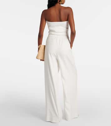 Pantalon ample Dorian en lin mélangé | SIR