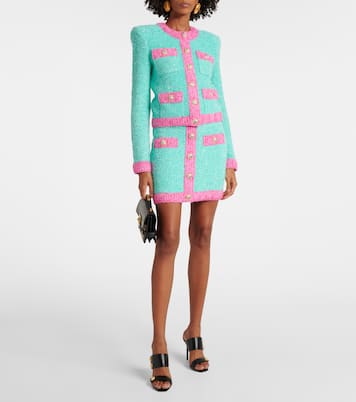 Minirock aus Strick | Balmain