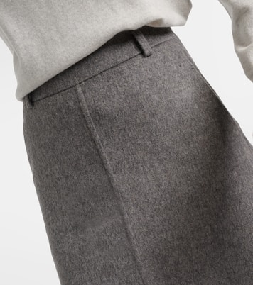 Midirock aus einem Wollgemisch | Brunello Cucinelli