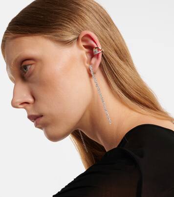 Orecchino singolo Whisper Ear in oro 18kt con diamanti | Yeprem