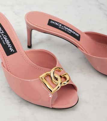 Mules Keira DG 60 de charol | Dolce&Gabbana
