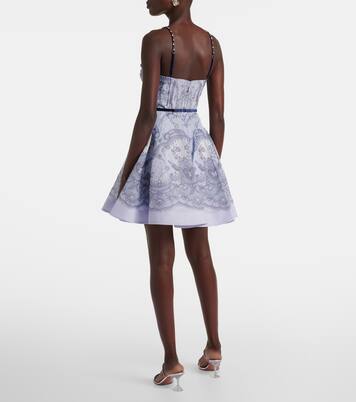 Robe Crush Twist Front en dentelle | Zimmermann