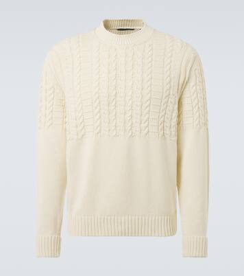 Cable-knit cotton sweater | Dunhill