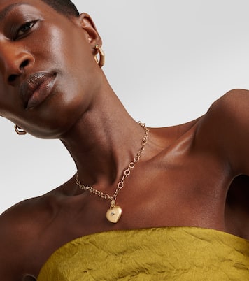 Collier Heart en or 18 ct, 14 ct et diamant | Marie Lichtenberg