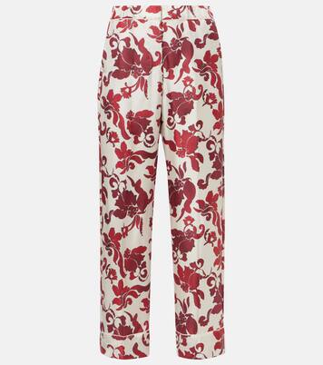 Pantalon ample Leda imprimé en soie | 'S Max Mara
