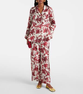 Pantalon ample Leda imprimé en soie | 'S Max Mara