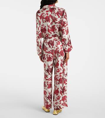 Pantalon ample Leda imprimé en soie | 'S Max Mara