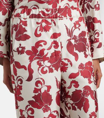 Pantalon ample Leda imprimé en soie | 'S Max Mara