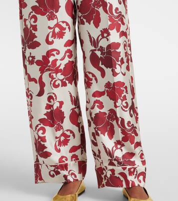 Pantalon ample Leda imprimé en soie | 'S Max Mara
