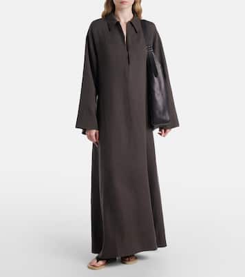 Caftán Millen de seda y lino | The Row