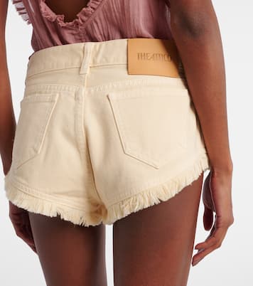 Fringed cotton canvas shorts  | The Attico