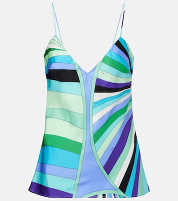Iride silk satin camisole | Pucci