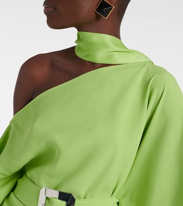 Taylor one-shoulder belted kaftan | Taller Marmo