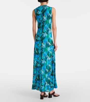 Elise ruffled printed jersey maxi dress | Ulla Johnson
