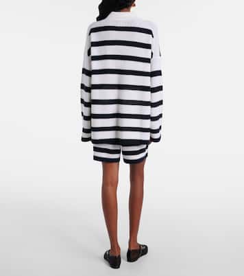 Cárdigan de cachemir a rayas | Jardin des Orangers