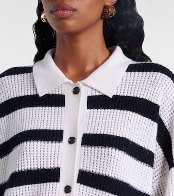 Cárdigan de cachemir a rayas | Jardin des Orangers