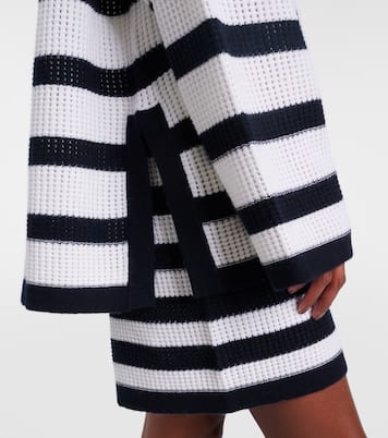 Cárdigan de cachemir a rayas | Jardin des Orangers