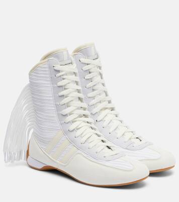 x Stella McCartney Rasant V3 fringed high-top sneakers | Adidas