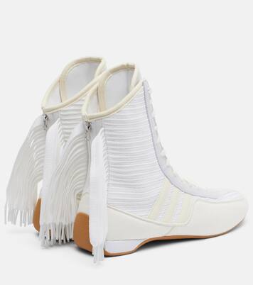 x Stella McCartney Rasant V3 fringed high-top sneakers | Adidas
