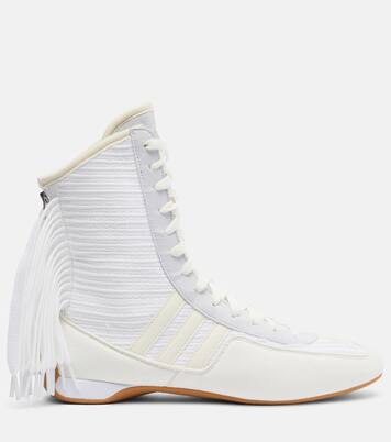 x Stella McCartney Rasant V3 fringed high-top sneakers | Adidas