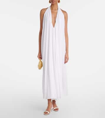 So Nude 50 satin sandals | Aquazzura