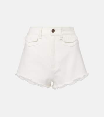  Distressed denim shorts | Chloé
