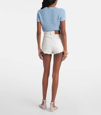  Distressed denim shorts | Chloé