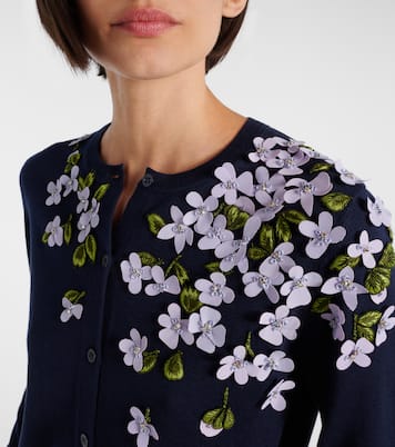 Cardigan aus Seide und Baumwolle | Carolina Herrera