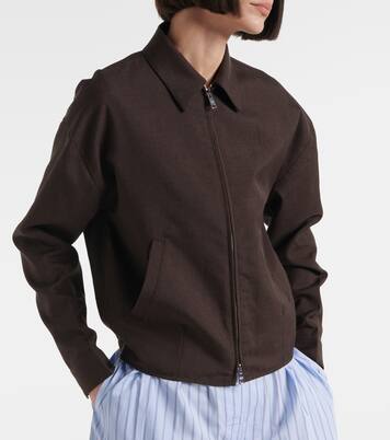 Mohair and wool blouson | Prada