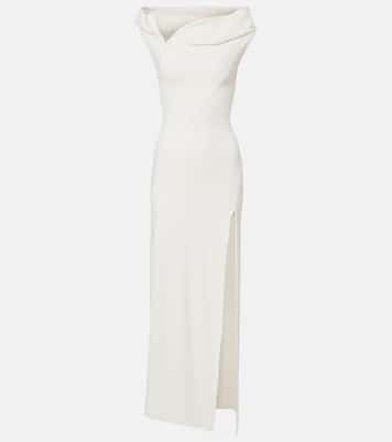 Robe longue asymétrique à capuche | Mugler